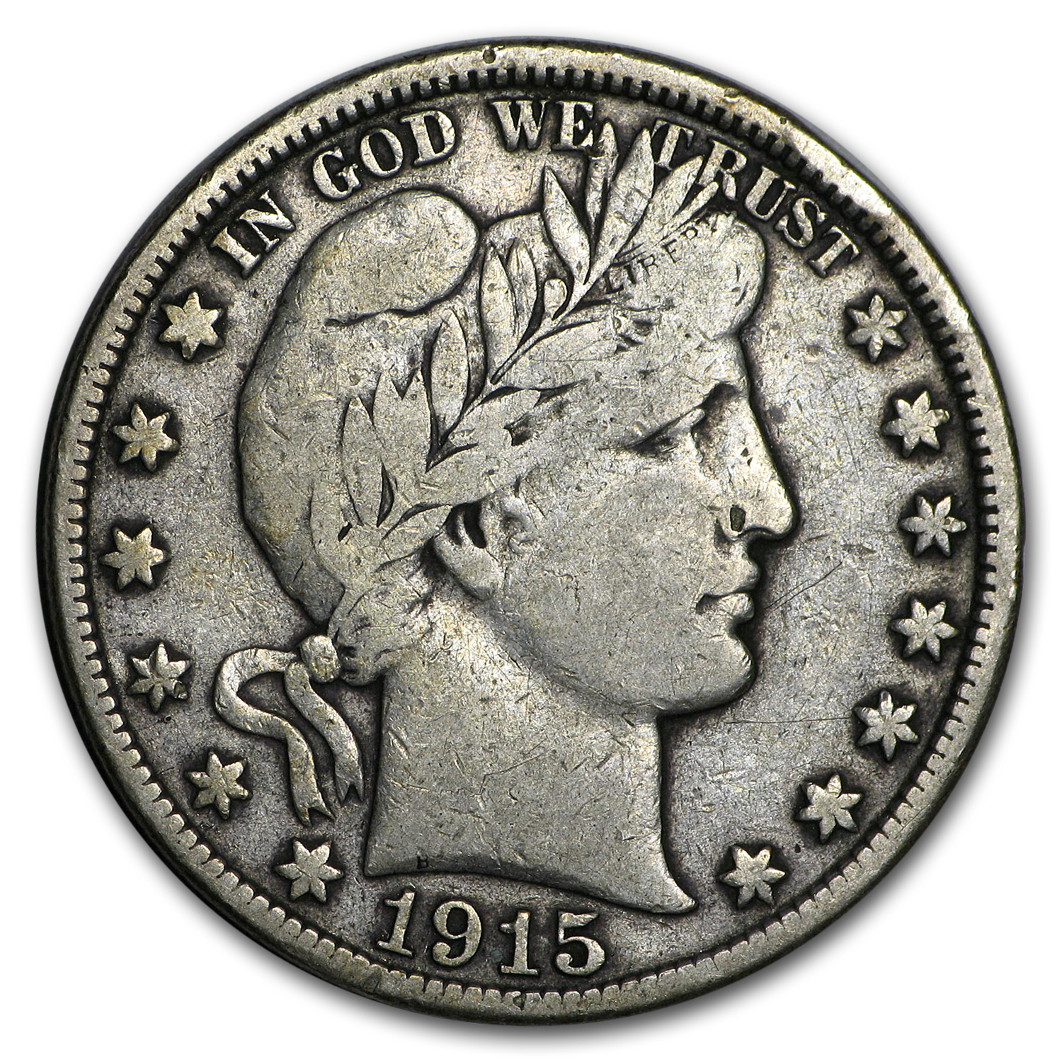 稀少な状態　アメリカ合衆国　バーバー ハーフダラー　1915 D 1915 D Barber Half Dollar Value - APMEX